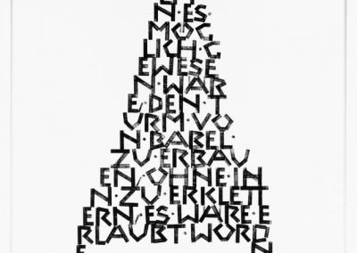 Stempeldruck - 2007 - Franz Kafka: Wenn es möglich gewesen wäre, den Turm von Babel zu erbauen.... - Franz Kafka